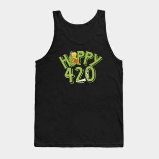 Happy 420 / Weed Lover Meme Tank Top